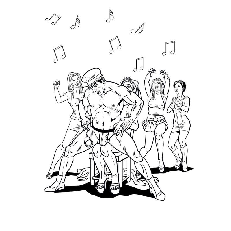 Bachelorette Party Colouring Book-CB-029