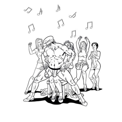 Bachelorette Party Colouring Book-CB-029