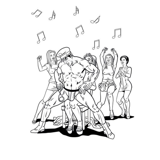 Bachelorette Party Colouring Book-CB-029