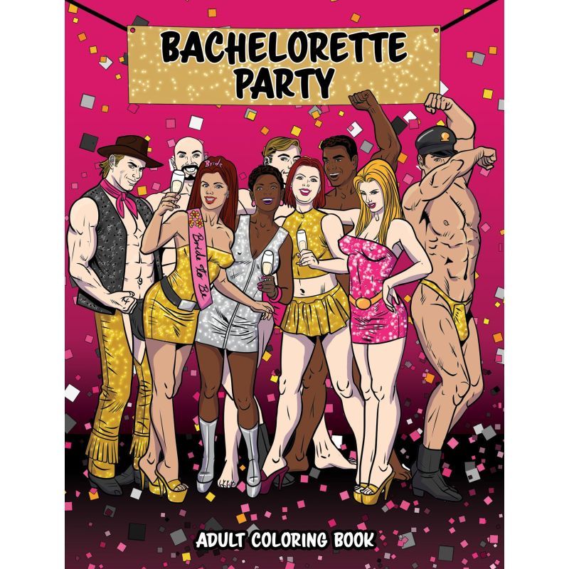 Bachelorette Party Colouring Book-CB-029