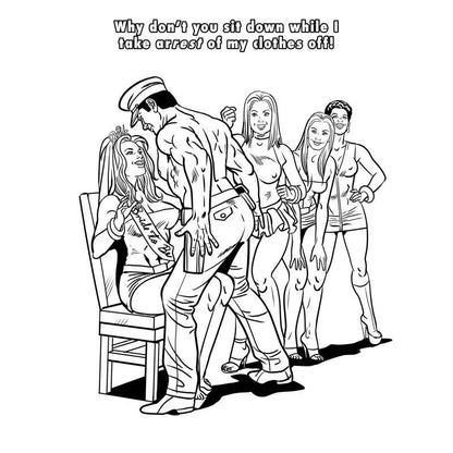 Bachelorette Party Colouring Book-CB-029