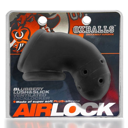 Airlock Air-Lite Vented Chastity Black Ice-OX-3086-BLKICE
