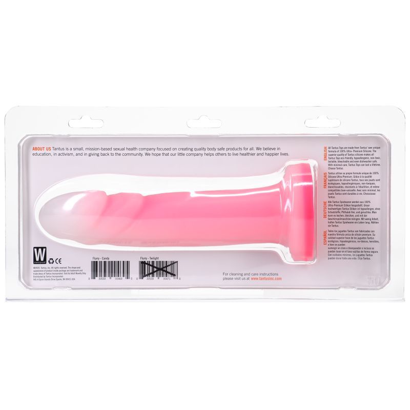 Flurry Dual Density Dildo Rose Quartz-0120-10-TC