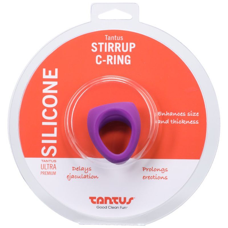 Stirrup Silicone Cock Ring Lilac-0191-48-TC