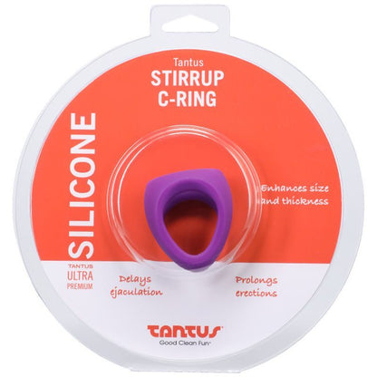 Stirrup Silicone Cock Ring Lilac-0191-48-TC