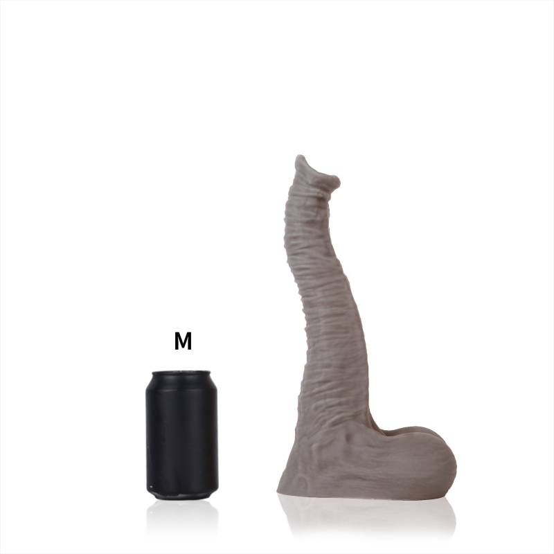 Dexter Liquid Silicone Dildo Medium-22773-BROWN-M
