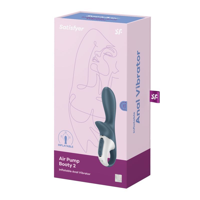 Satisfyer Air Pump Booty 2 Dark Grey-4038643