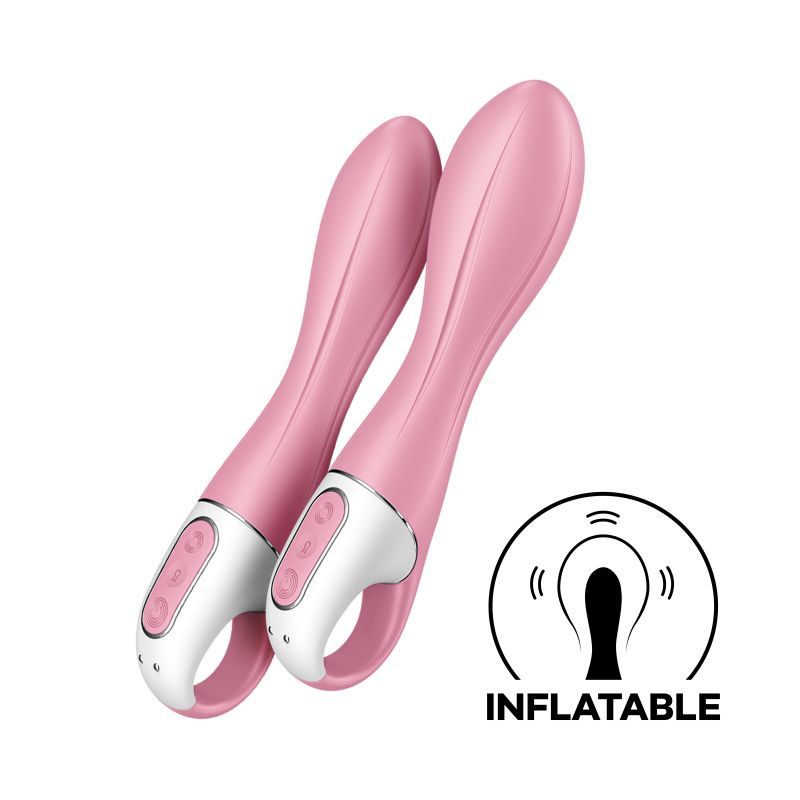 Satisfyer Air Pump Vibrator 2 Light Red-4038605