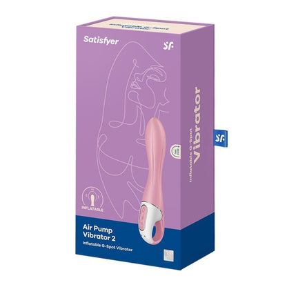 Satisfyer Air Pump Vibrator 2 Light Red-4038605