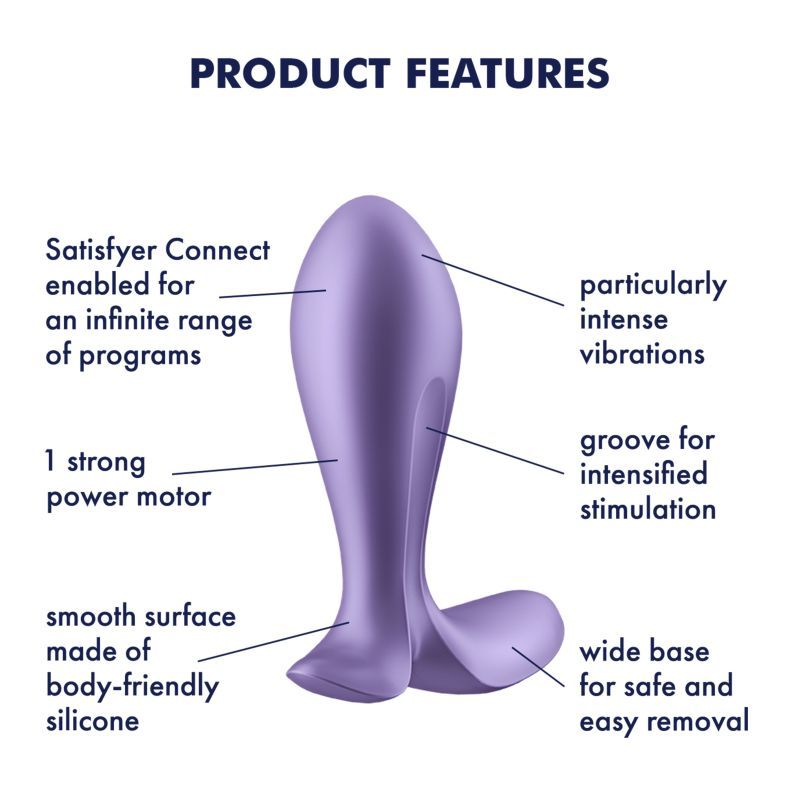 Satisfyer Intensity Plug Purple-4003337