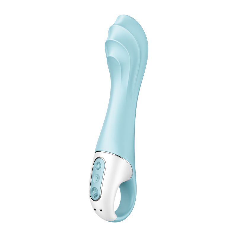 Satisfyer Air Pump Vibrator 5+ Blue-4038544