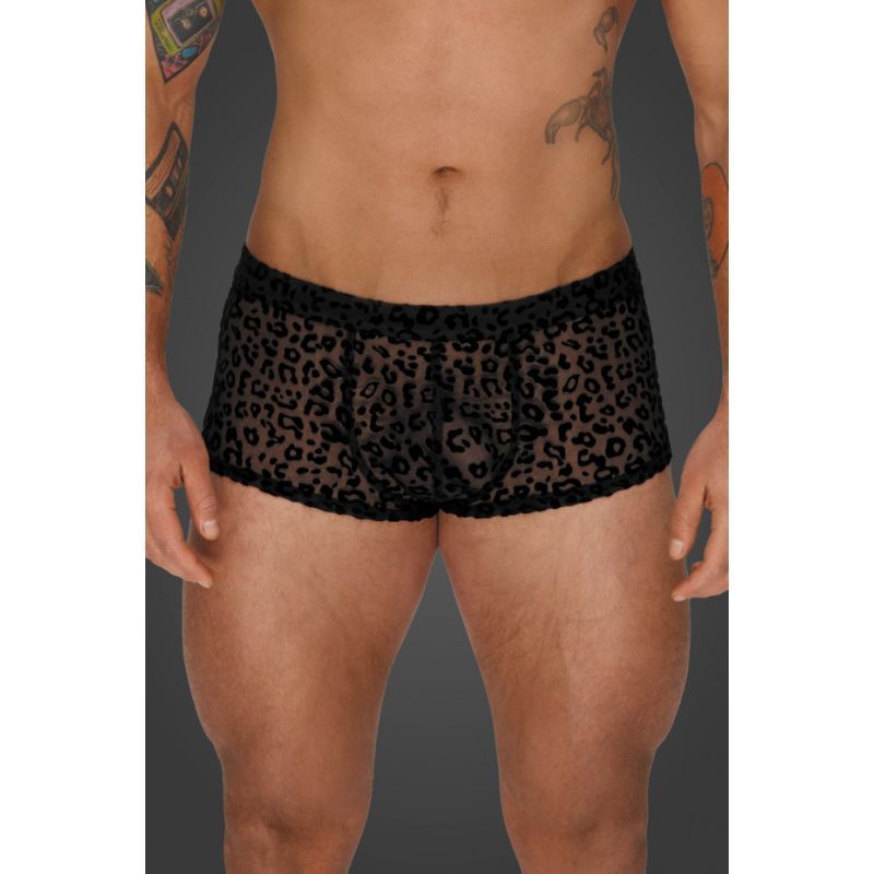 Leopard Flock Short Shorts-H072.00001