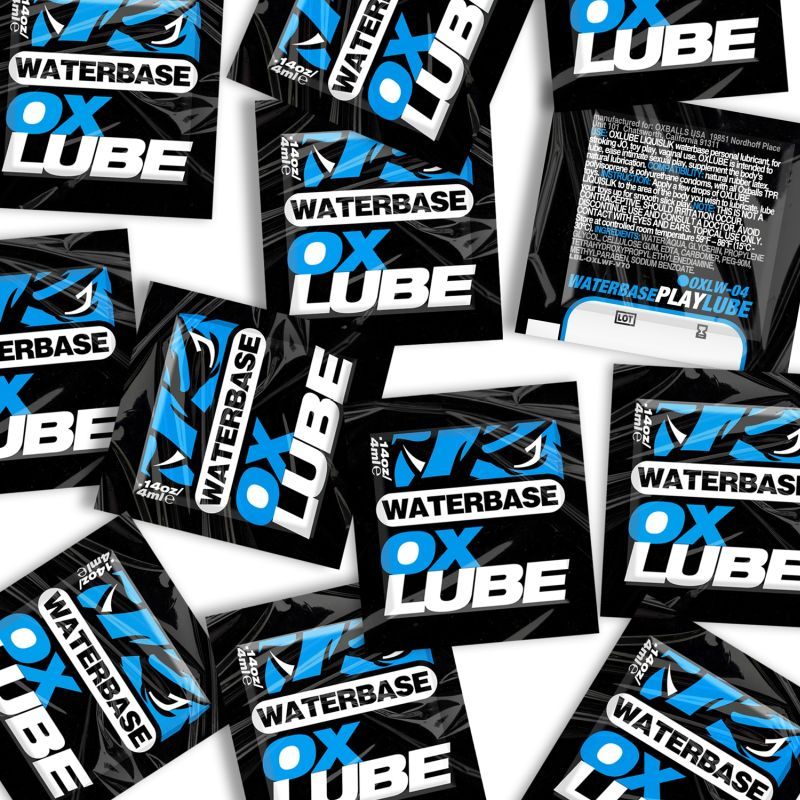 LIQUISLIK Waterbased OXLube 50 Pk Sachets-OXLW-04