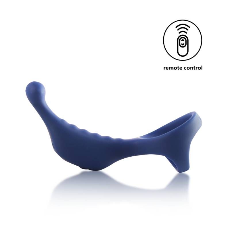 Underquaker Vibrating Anal Probe with Cockring and Remote-ARS-G03001UQ