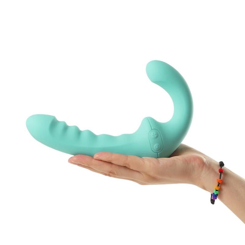 VibraTwin Rechargeable Come Hither Strapless Strap On with Remote-ARS-L0100AVT