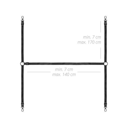 Under The Bed Restraint Bondage Set-BF010BLK