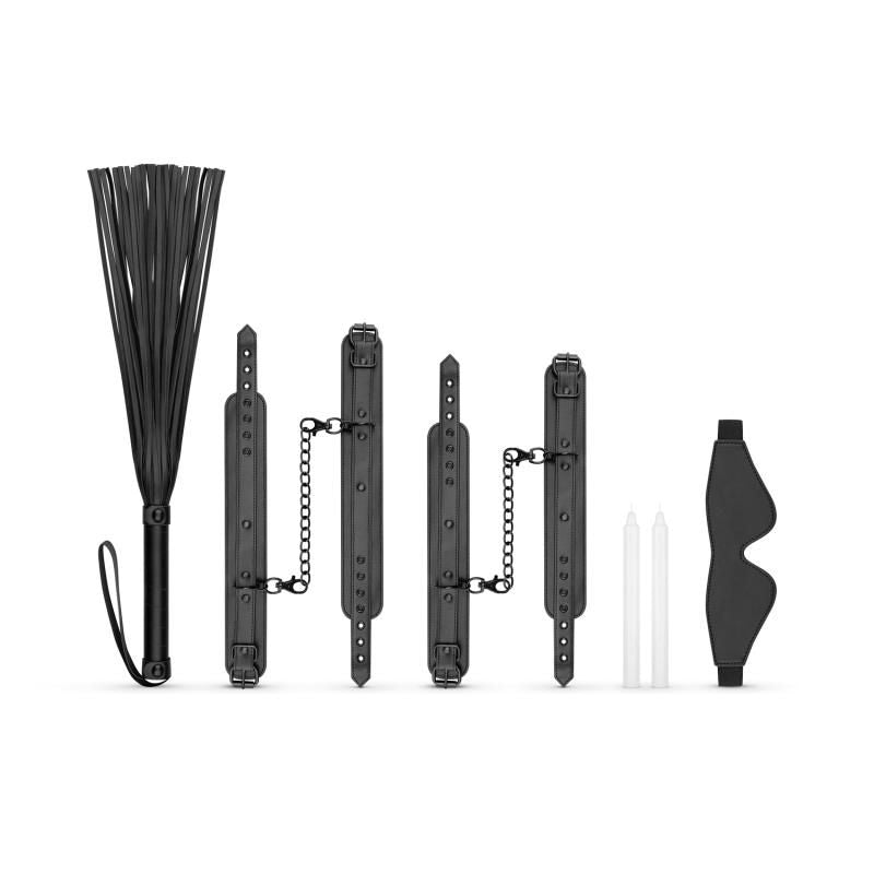 Kinky Bondage Set 5 Pc Black-BF013BLK