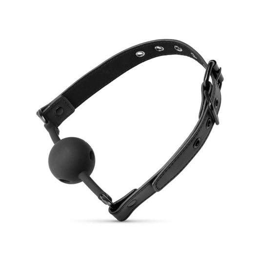 Breathable Silicone Ball Gag Black-BF016BLK