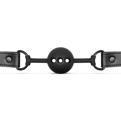 Breathable Silicone Ball Gag Black-BF016BLK