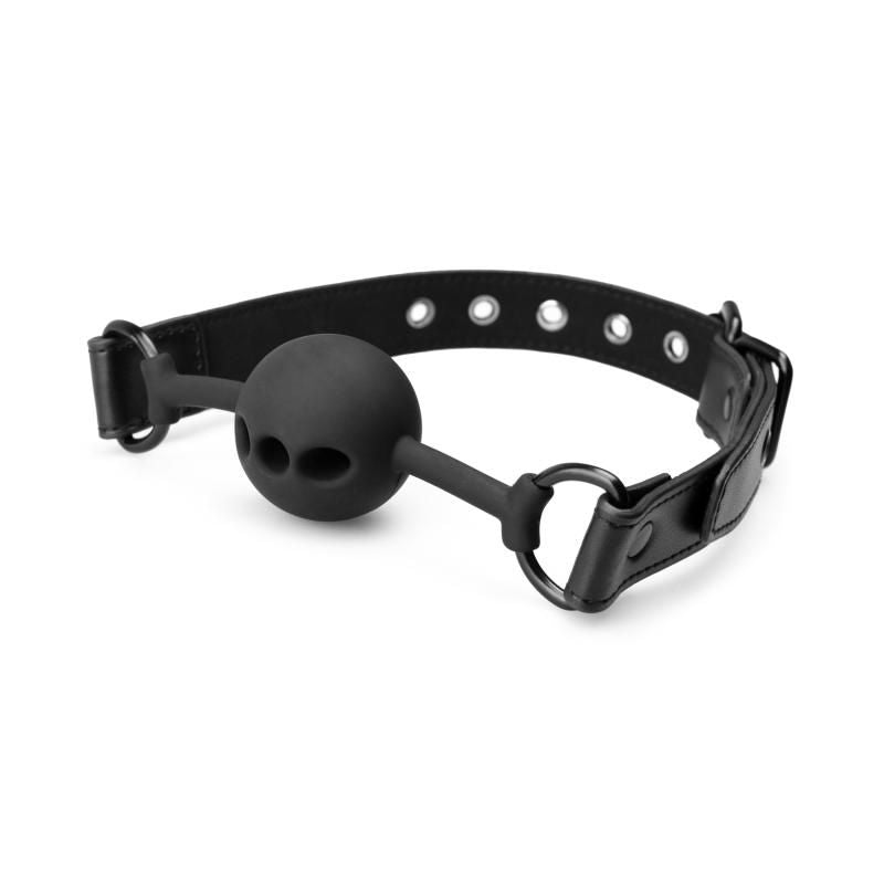 Breathable Silicone Ball Gag Black-BF016BLK