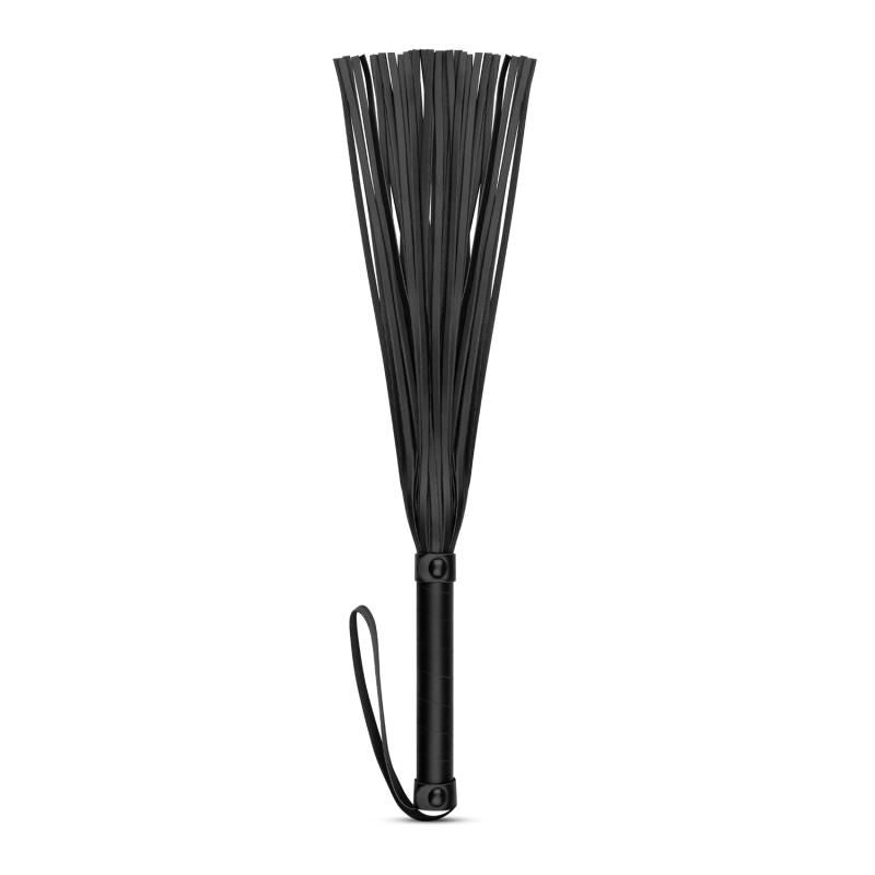 Faux Leather Flogger Black-BF022BLK