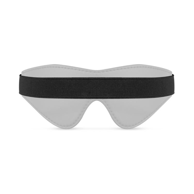 Faux Leather Blindfold Black-BF024BLK