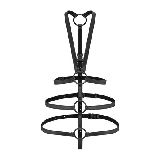 Vera Bondage Harness Black-BF026BLK