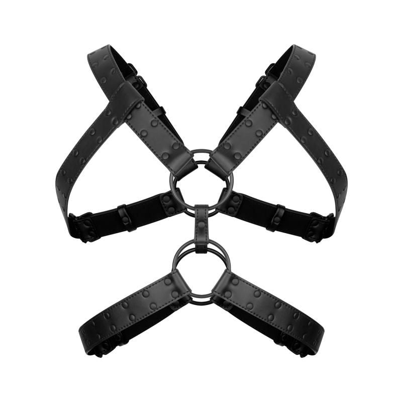 Rocco Bondage Harness Black-BF027BLK