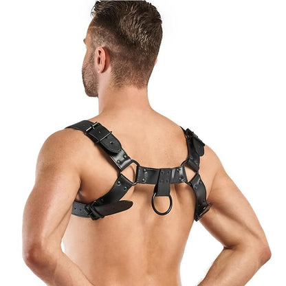 Bruno Bondage Harness Black-BF028BLK