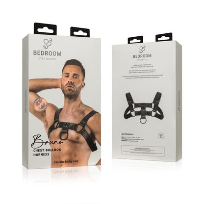 Bruno Bondage Harness Black-BF028BLK