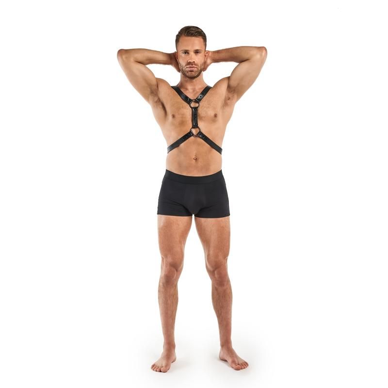 Max Bondage Harness Black-BF029BLK