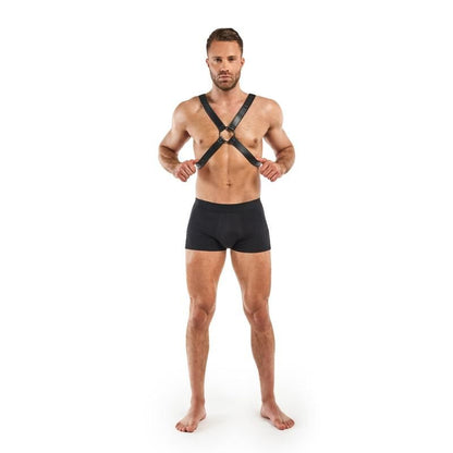 Lionel Bondage Harness Black-BF030BLK