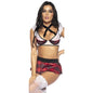 4 Pc Sexy Schoolgirl Costume-M60000-M/L