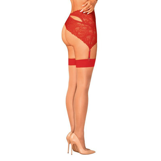 S814 Stockings Red-8820-RED-S/M
