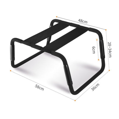 Sex Chair Adjustable Height Black-YDA-015-BLK