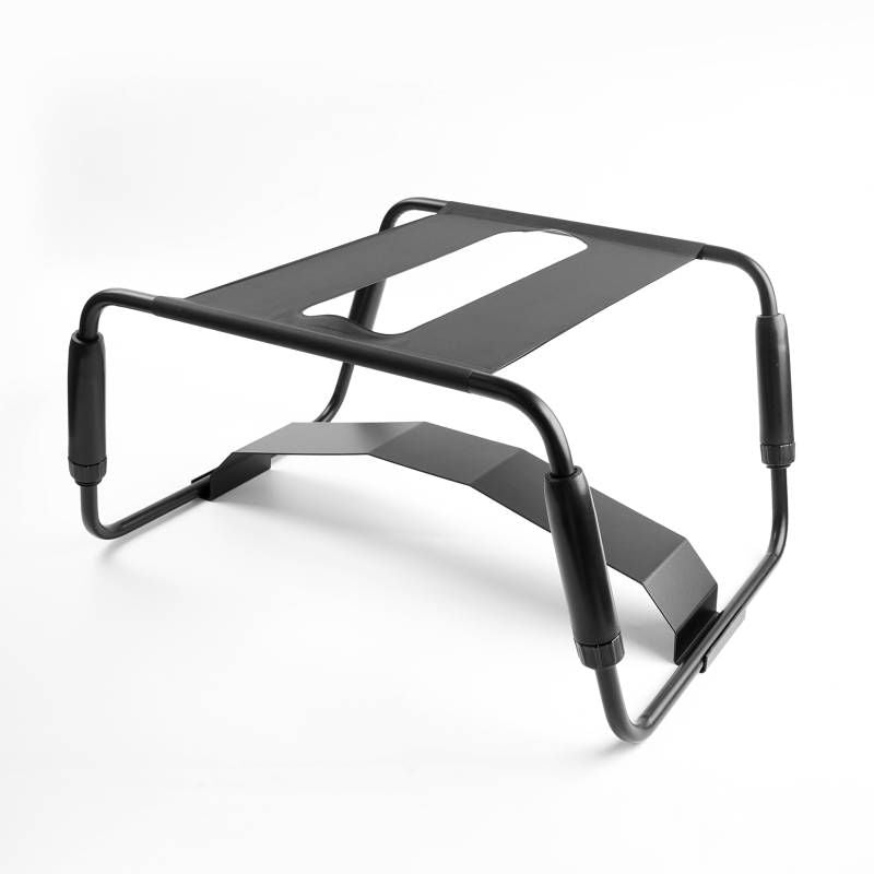 Sex Chair Adjustable Height Black w Arch Bridge Dildo Attachment-YDA-016TZ-BLK