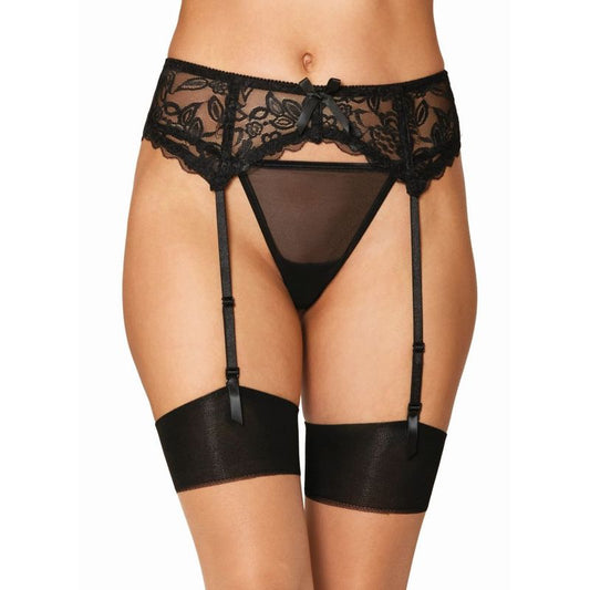 Dreamgirl Lace Garter Belt Black-8735-BLK-O/S