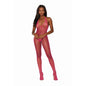 Dreamgirl Diamond Net Bodystocking Neon Pink-0079N-NPK-O/S