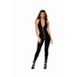Dreamgirl Catsuit Bodystocking Black-0426-BLK-O/S