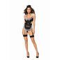 Dreamgirl French Maid Fantasy Costume-10590-BLK-O/S