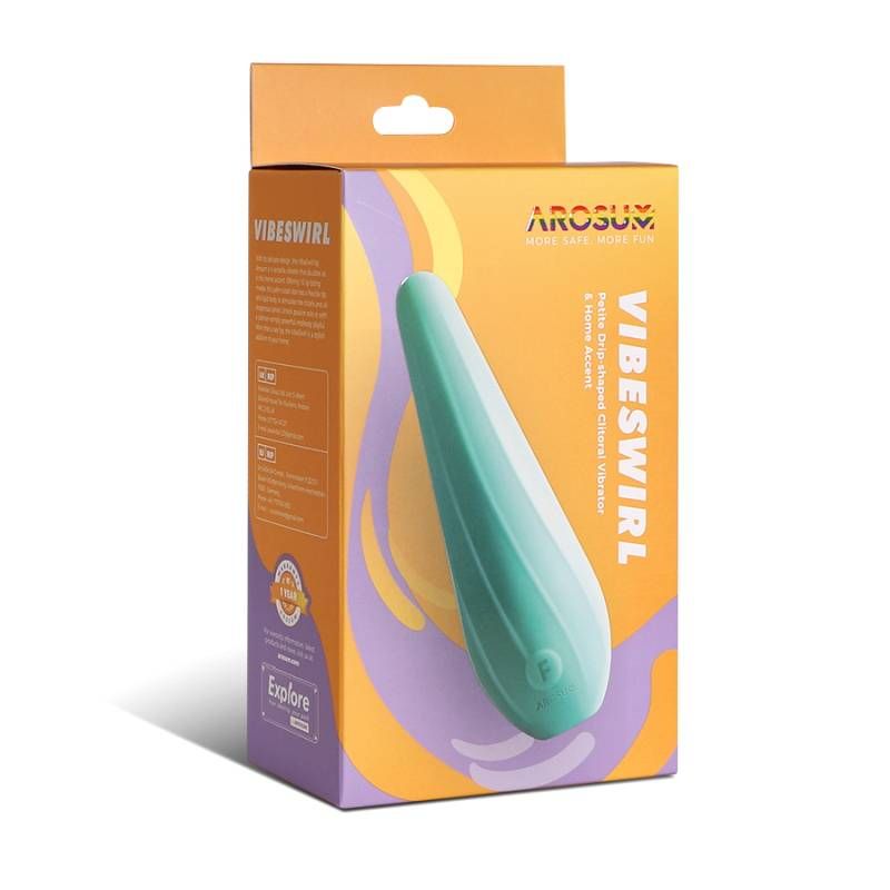 VibeSwirl Drip Shape Rechargeable Vibrator-ARS-L0105001GR