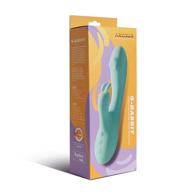 G-Rabbit Rotating G-Spot and Clitoral Vibrator-ARS-L01003GR