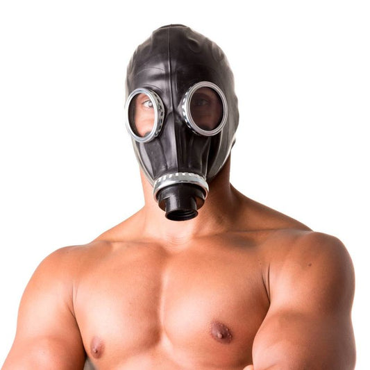 Classic 80s Fetish Rubber Gas Mask-22384