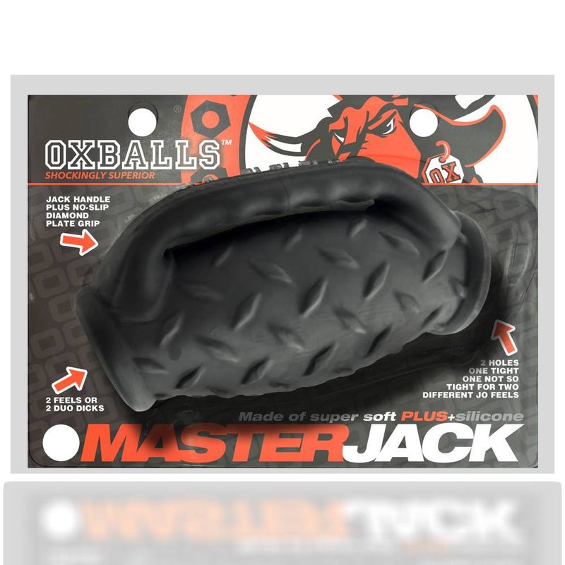 Masterjack Double Penetration JO Black Ice-OX-3080-BLKICE