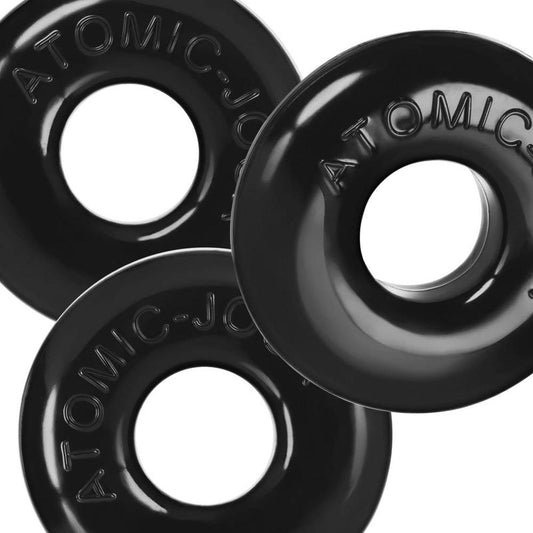 Ringer Max 3 Pc Cockring Set Black-OX-3200-BLK