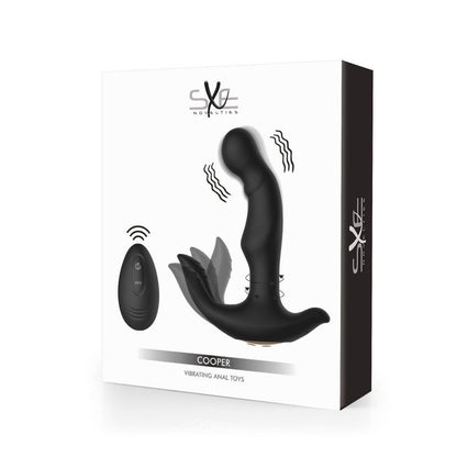 SXE Cooper Vibrating Remote Control Anal Prostate Dildo Plug-SXE-0522