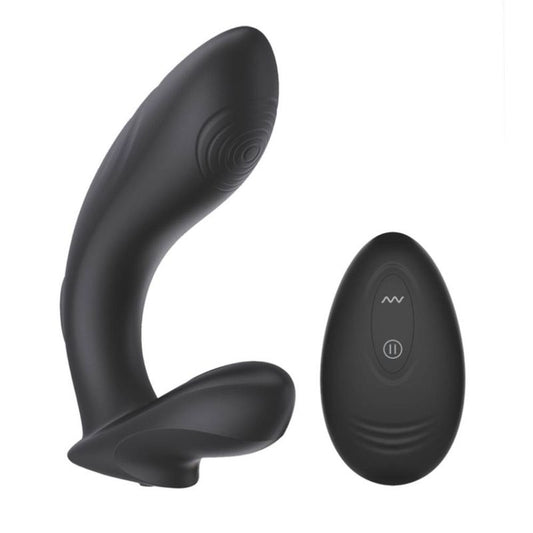 SXE Roger Remote Control Vibrating and Slapping Anal Dildo-SXE-0570