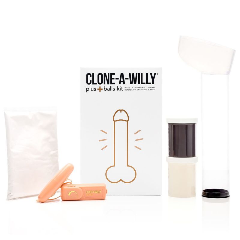 Clone a Willy Plus Balls Kit Dark Skin Tone-CAWPBKDST