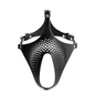 Ex Machina Genuine Leather Mask Black-AS2404-BF0021CS -BLK