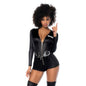 Sultry Swat Officer 2 Pc-60035-BLK-S/M